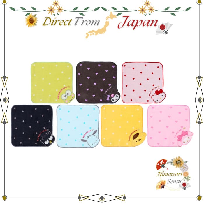Toalha Sanrio Petit Kuromi Hello Kitty My Melody Pompompurin Pochacco Direto Do Japão