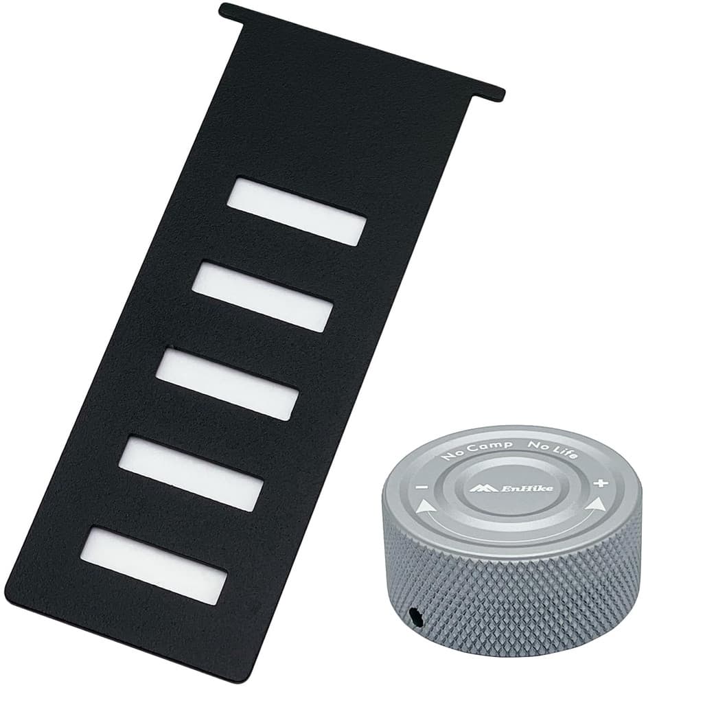 EnHike Placa Asinagada Botão de Controle de Potência Snow Peak GS-450 Acessórios para Camping