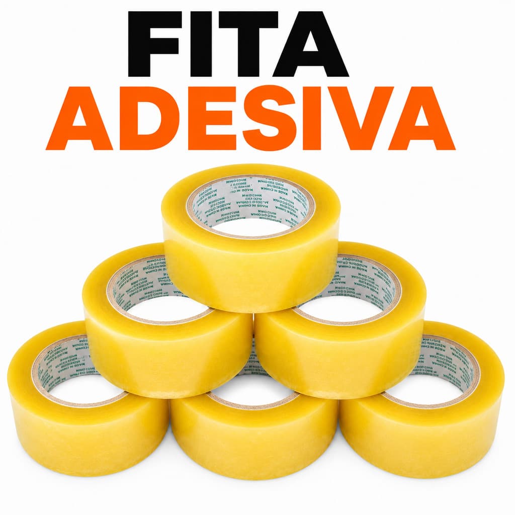 6 unidades     Fita adesiva 45x500