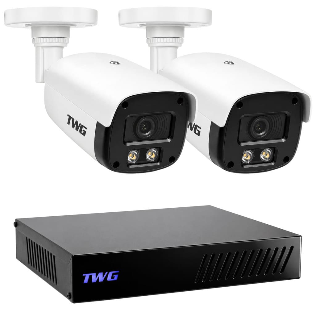 KIT CFTV 2 CAMERAS 2MP 20M STAR PLUS DVR 4 CANAIS SEM ACESSORIOS