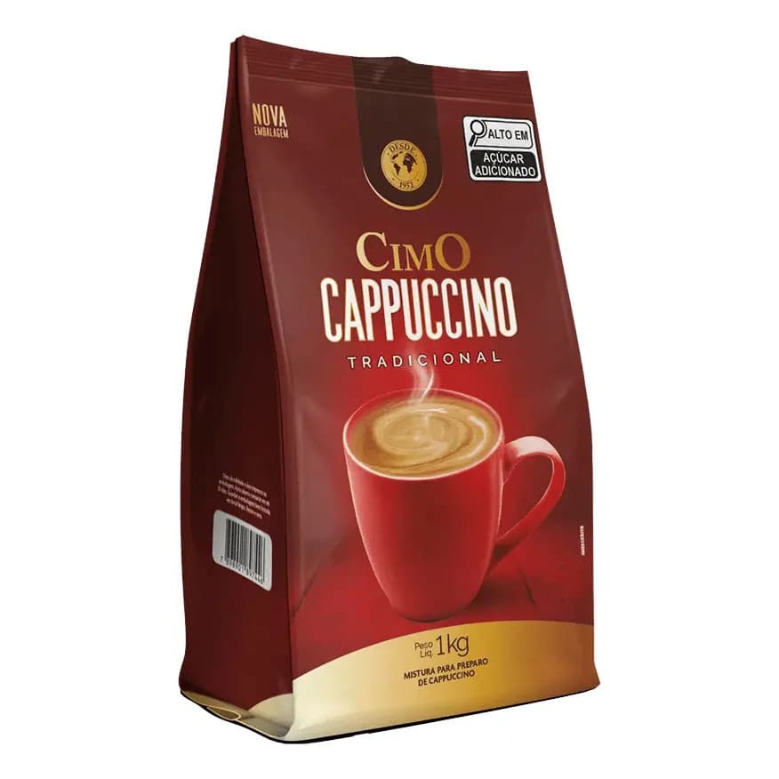 Cappuccino Tradicional 1kg Cimo Caixa Solúvel