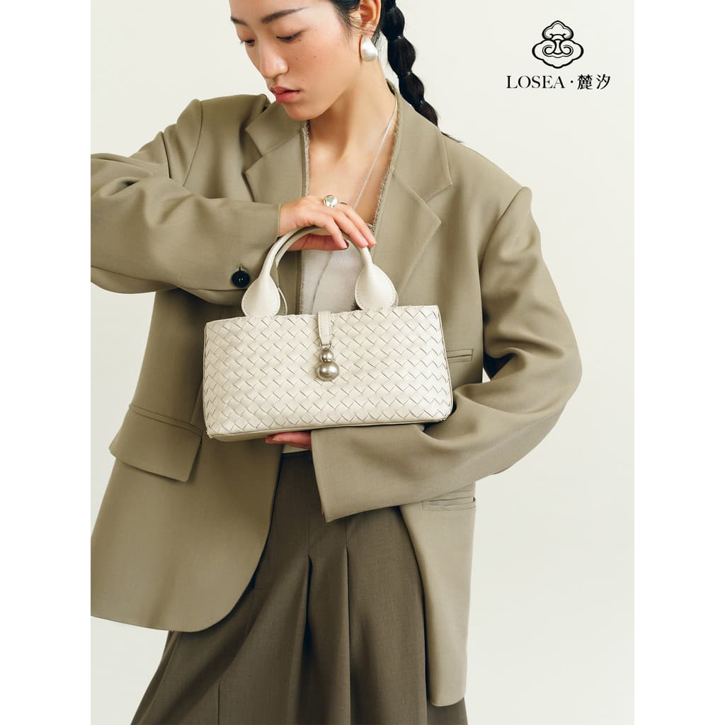 LOSEA LOSEA < Flo East Seal > Bolsa de Concubina de Tecido Bolsa Feminina 2026 Novo Estilo Bolsa Mensageiro de Ombro