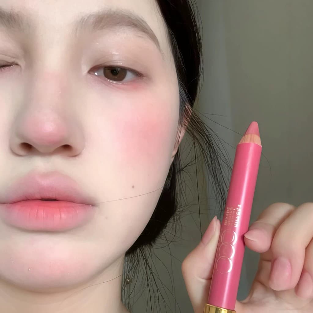 Jaden Mesmo Estilo!Ooooo caneta Blush de duas cabeças, caneta de contorno multiuso, bastão 2025, novo estilo, expansão d