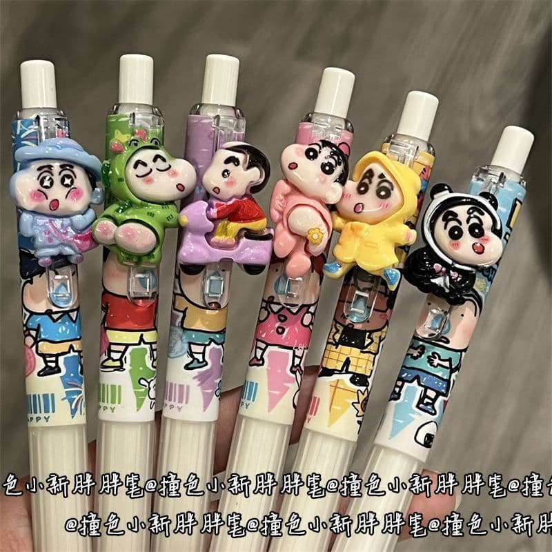Crayon Shin-chan Gordinho Pingente Caneta Bonito Desenho Animado Animação Estilo Japonês