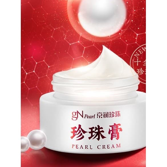 Jingrun pérola pérola creme niacinamida creme facial desbotamento linhas finas melhorar a rugosidade iluminar hidratante