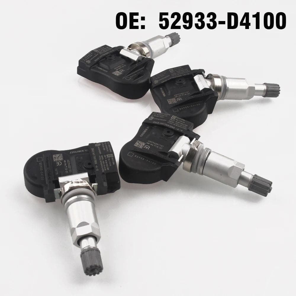 Sensor Monitor De Pressão Dos Pneus Do Carro , 4 Unidades , TPMS 52933-D4100 52933D4100 Para KIA HYUNDAI GRANDEUR I30 IO