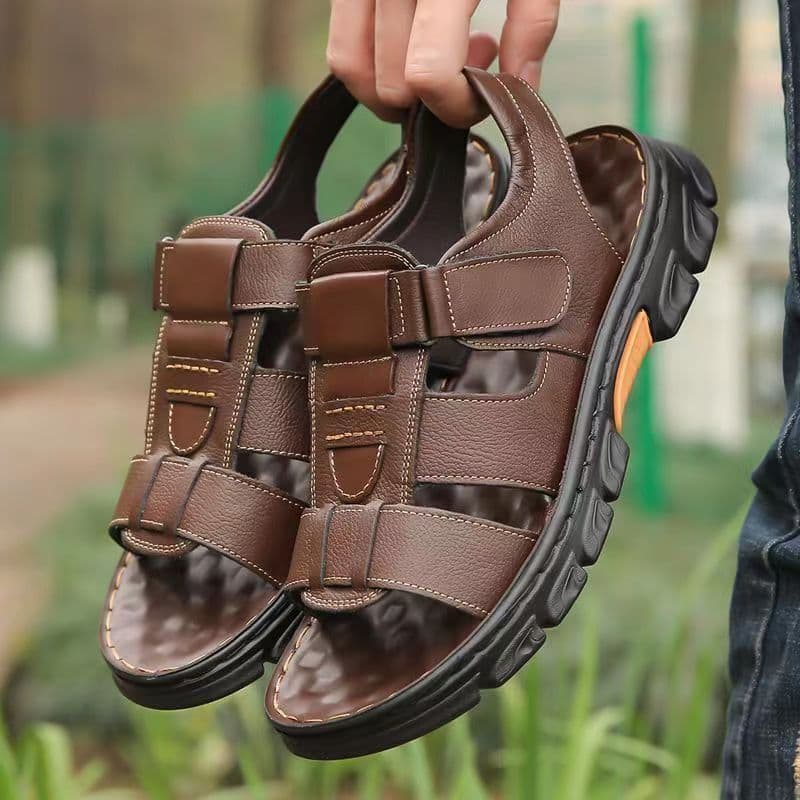 Tamanho grande respirável All-Match sapatos de praia de sola grossa antiderrapante verão novas sandálias casuais uso ext