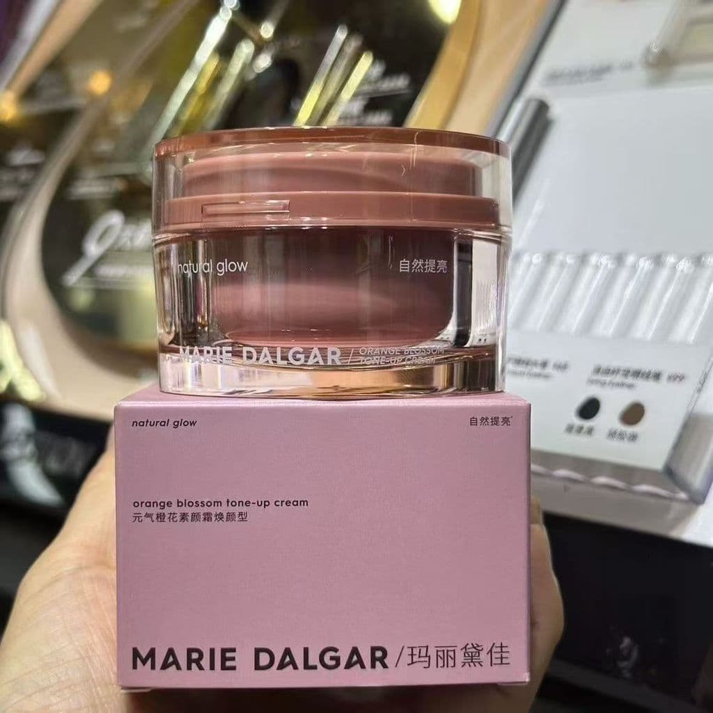 Mary Dale creme sem rosto vitalidade flor de laranja iluminando o tom da pele corretivo refrescante creme preguiçoso sem
