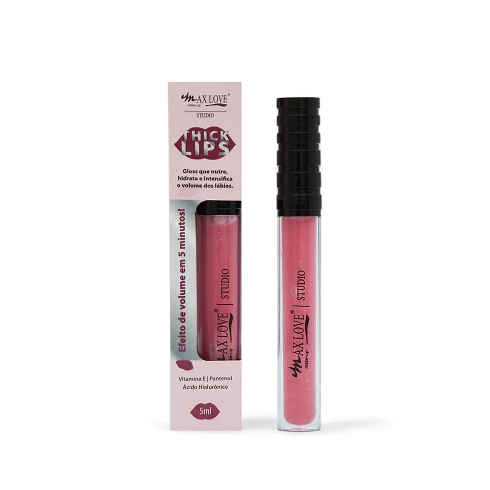 Gloss Thick Lips Cor 206 Max Love Acabamento Brilhante
