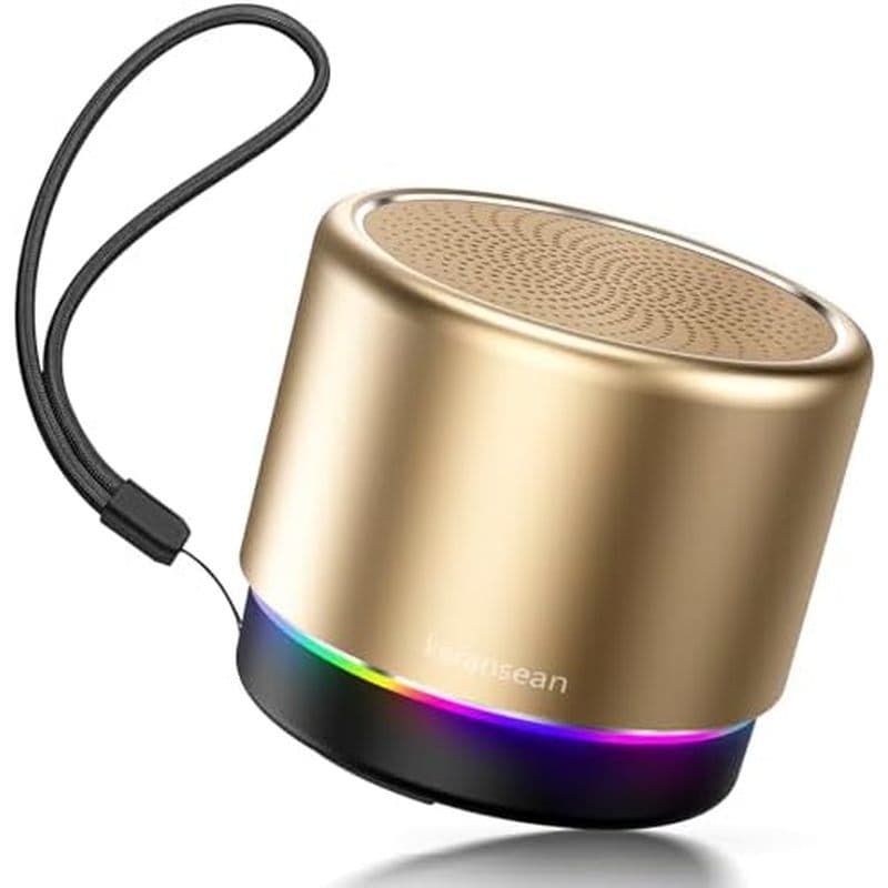 Alto-Falante Bluetooth Portátil 5.4 , Mini , Bateria De 12H & amp ; Microfone De Redução De Ruído , Capa De Metal , Empa