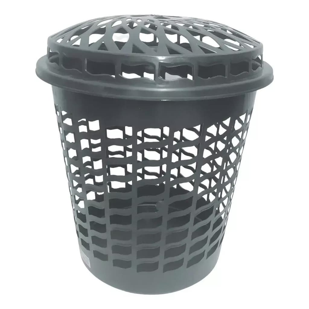 Cesto De Roupas Organizador Telado 30 Litros