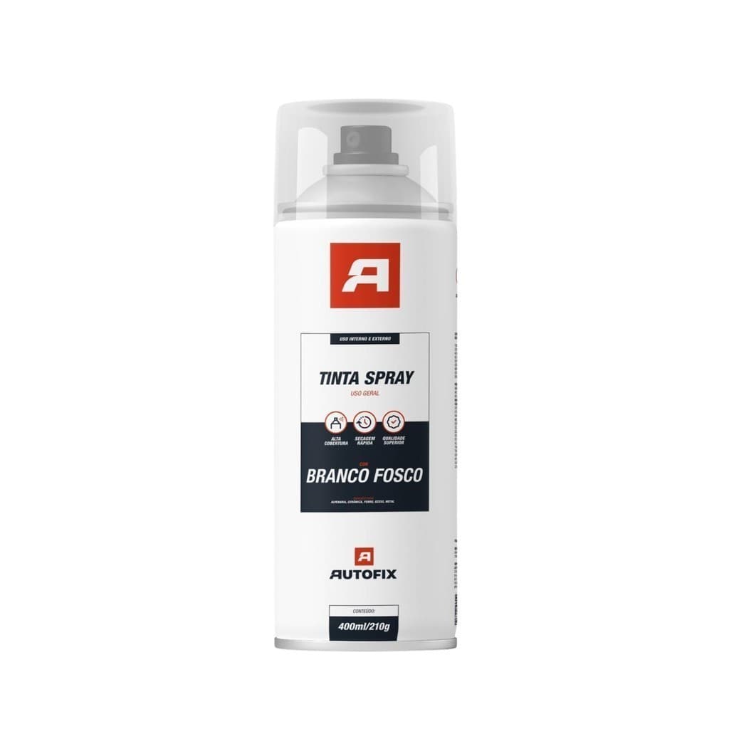TOP 4 Tinta Spray Branco Fosco Plástico  400ml – Respeito Total