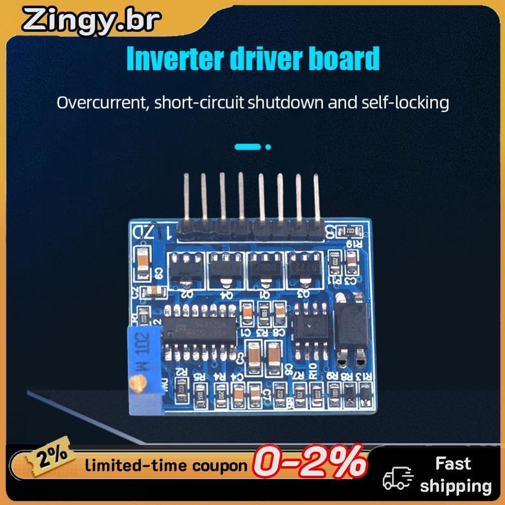 SG3525 LM358 Placa De Acionamento Do Inversor , Módulo De Pré-Amplificador De Misturador Ajustável De Frequência 12V-24V