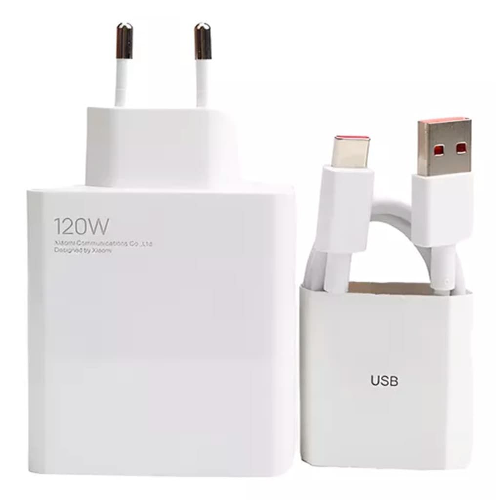 Carregador Turbo 120w Com Cabo Usb-c Velocidade Máxima.