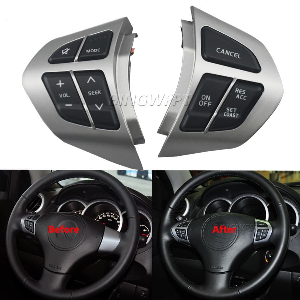 Adequado para 08-14 Suzuki Super Witra botão de volante multifuncional velocidade fixa acessórios de modificação de cruz