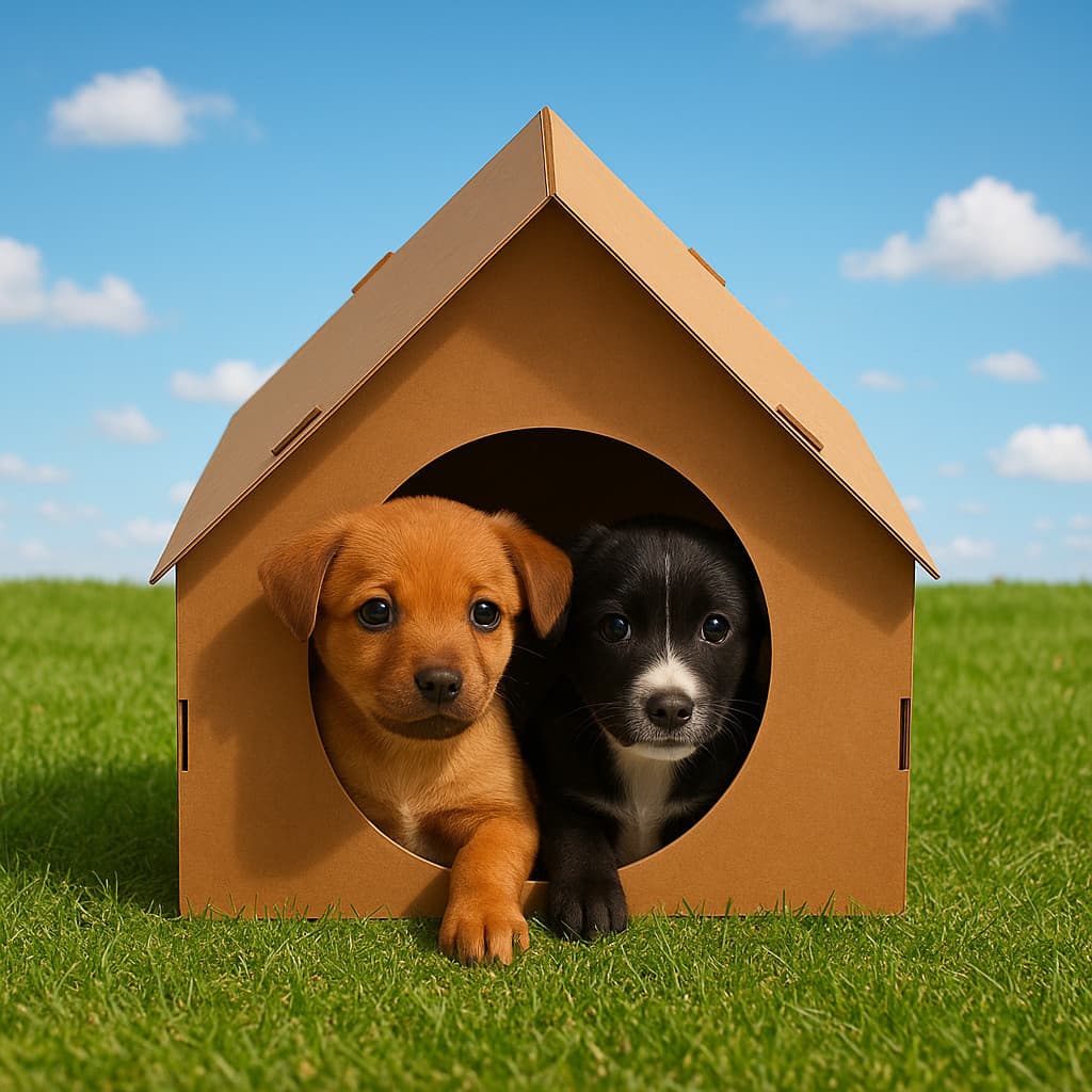 Casinha Para Cachorro em MDF Reforçado – Leve, Durável e Fácil de Montar - Prática