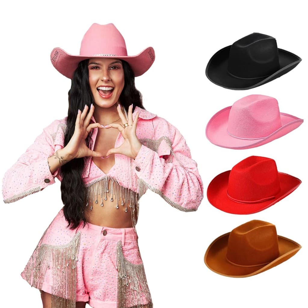 Chapéu Country Boiadera Ana Castela  Rodeio Sertanejo Cowgirl