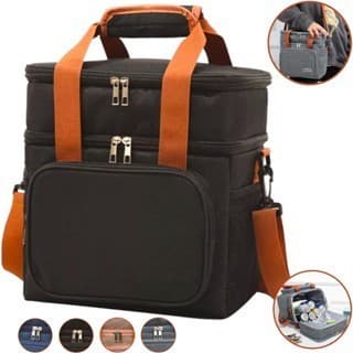 Bolsa Térmica Porta Marmita Lanche Bebida Grande Capacidade para Piquenique, Viagens e Praia