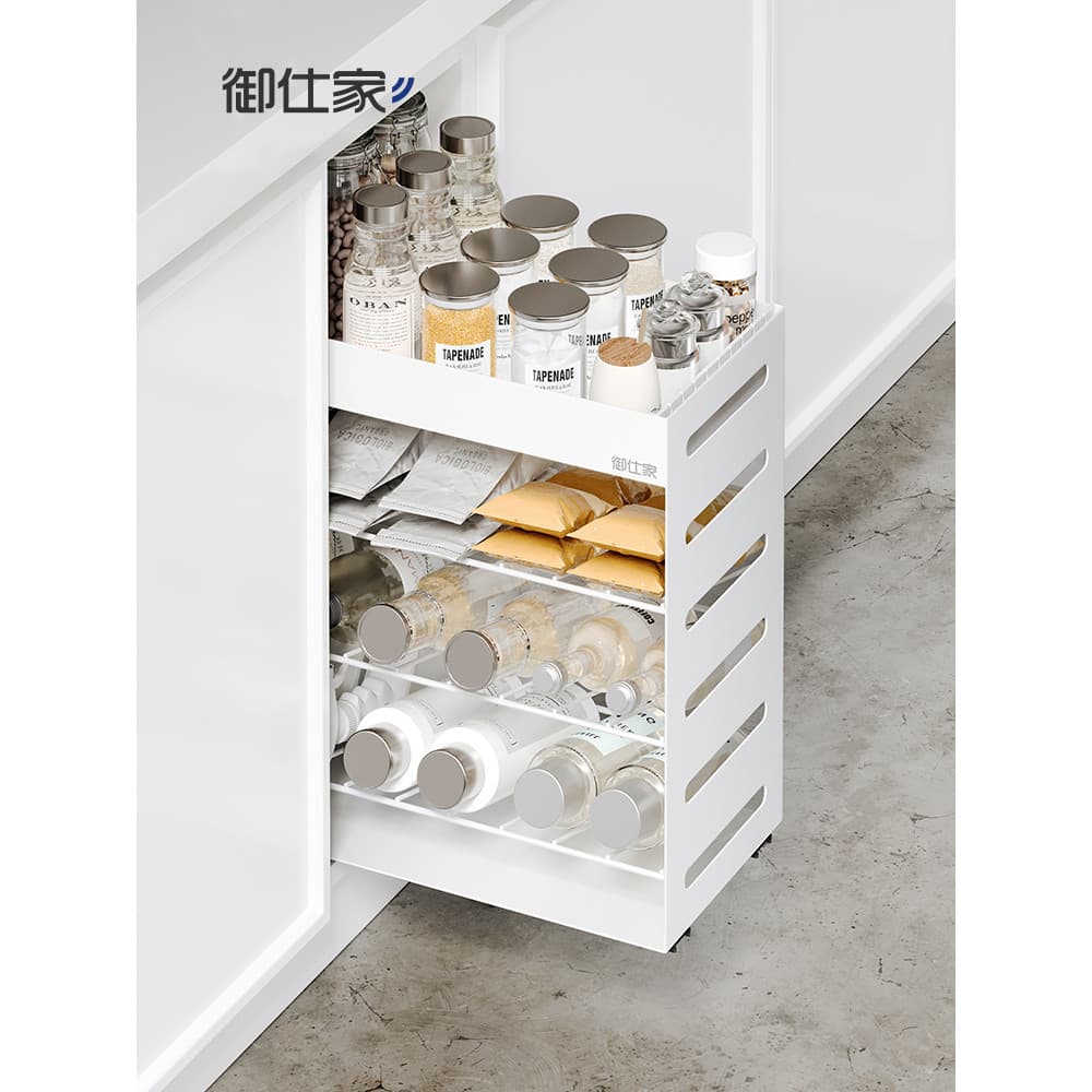 Yushijia armário interno Multi-camada pull-Out prateleira pia de esgoto puxar cesta de armazenamento em camadas armário