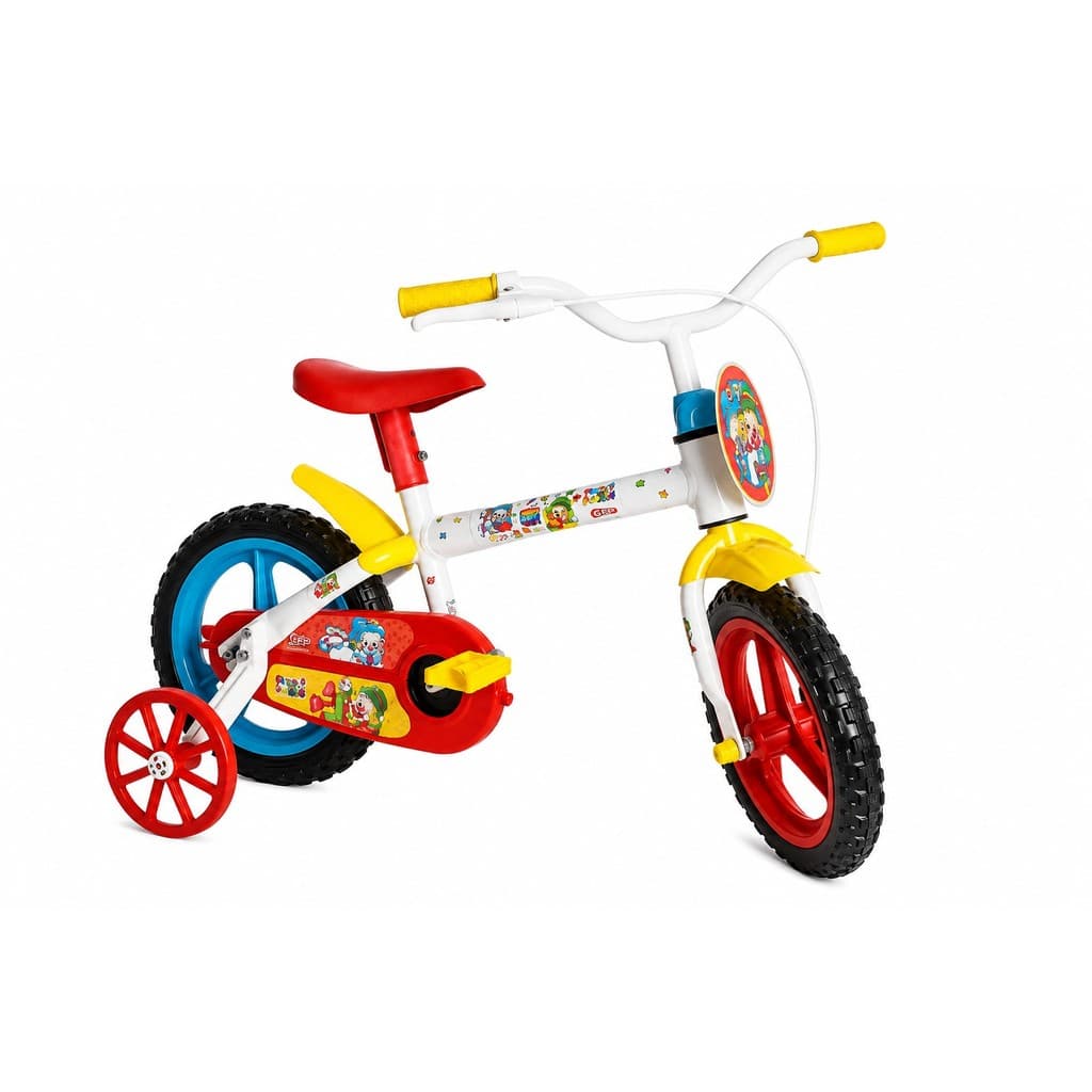 Bicicleta infantil urbana/passeio Styll Baby Patati Patata aro 12 c/ rodas de treinamento