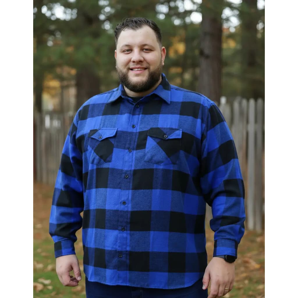 Camisa Tamanho Especial Flanela Xadrez Adulto Cowboy  Extra