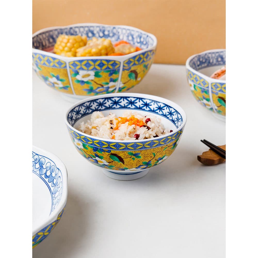 Tigelas de cerâmica estilo japonês criativo Pratos Tigelas de arroz Tigelas de cozinha doméstica Weiqian Ramen Tigelas g