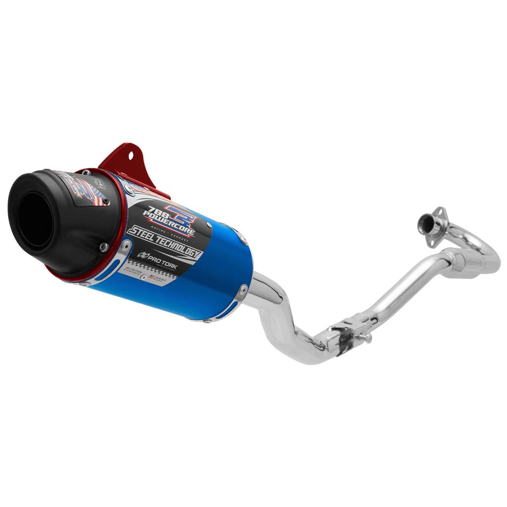 Escapamento Esportivo Pro Tork Powercore 3 Steel Technology Moto Nxr Bros 160 2016 à 2025 cromado
