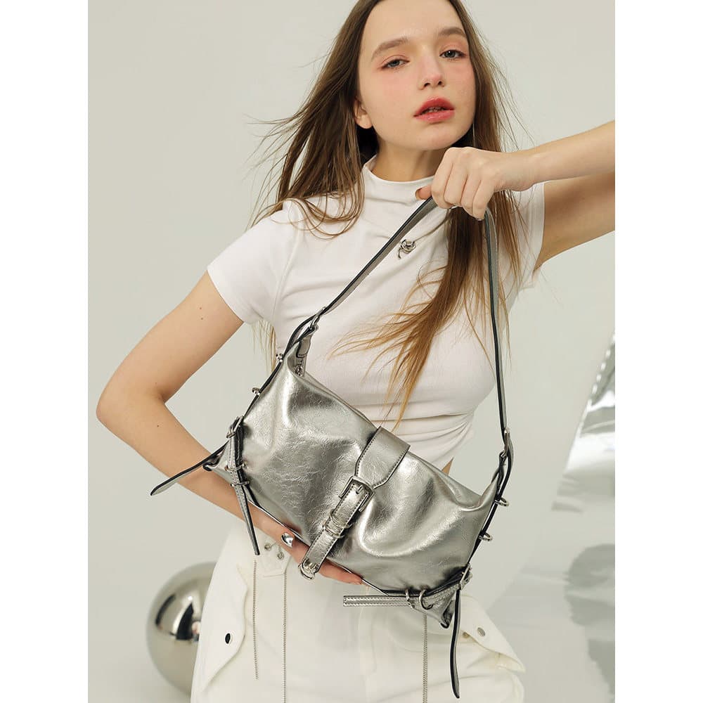 {Início da Primavera} Lola Original American Underarm Bag Retro Bag Feminino Um Ombro ins