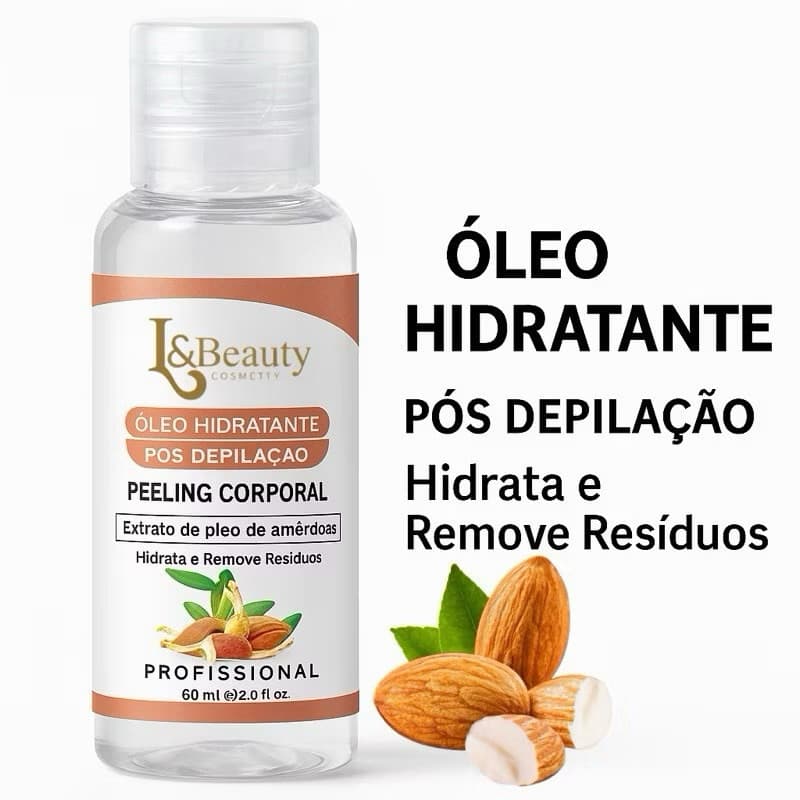 Óleo Removedor De Cera Quente Hidratante Pós Depilação 60ml - L&beauty
