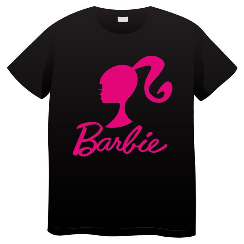 Camiseta camisa blusa  Barbie Filme Boneca Rosa Infantil algodão100%