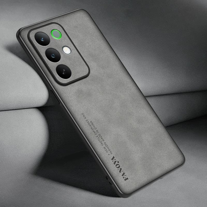 Capas Para Realme C85 C85Pro Couro De Pele De Carneiro À Prova De Choque Capa Traseira Pro 15X PU Liso Fosco Pára-Choque