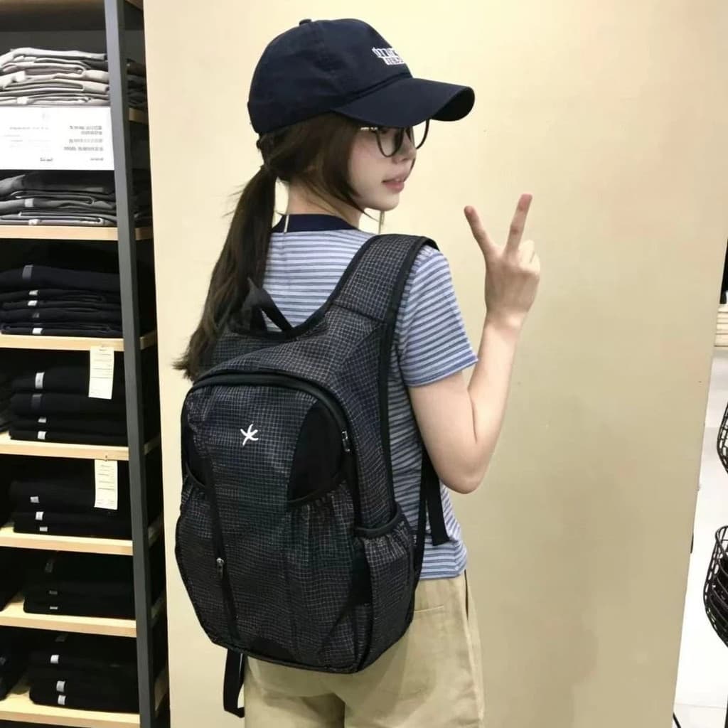 Mochila Novo Modelo Ao Ar Livre Leve Retro Grande Capacidade Saco Elegante Bolsa De Ombro Duplo
