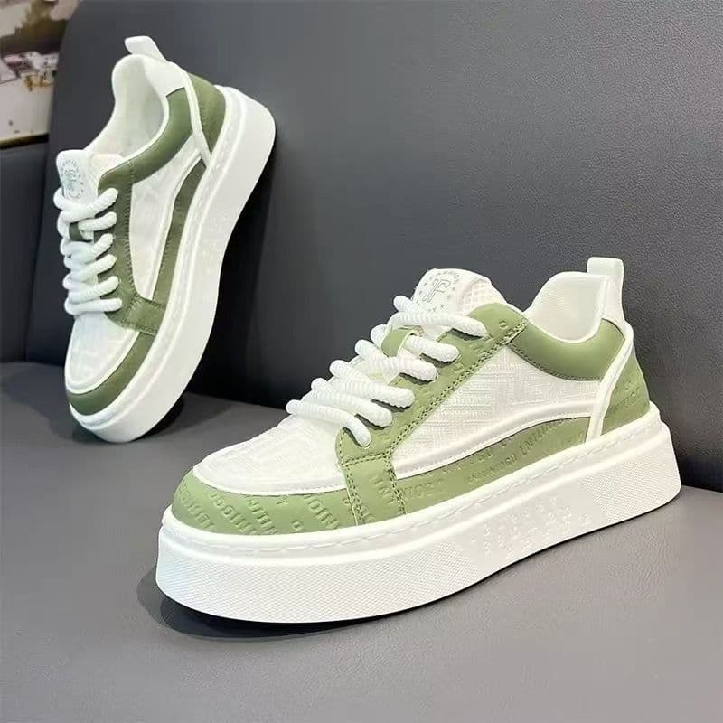 Sapatos masculinos inverno respirável na moda All-Match Casual tênis branco juventude Anti-deslizamento esportes de sola