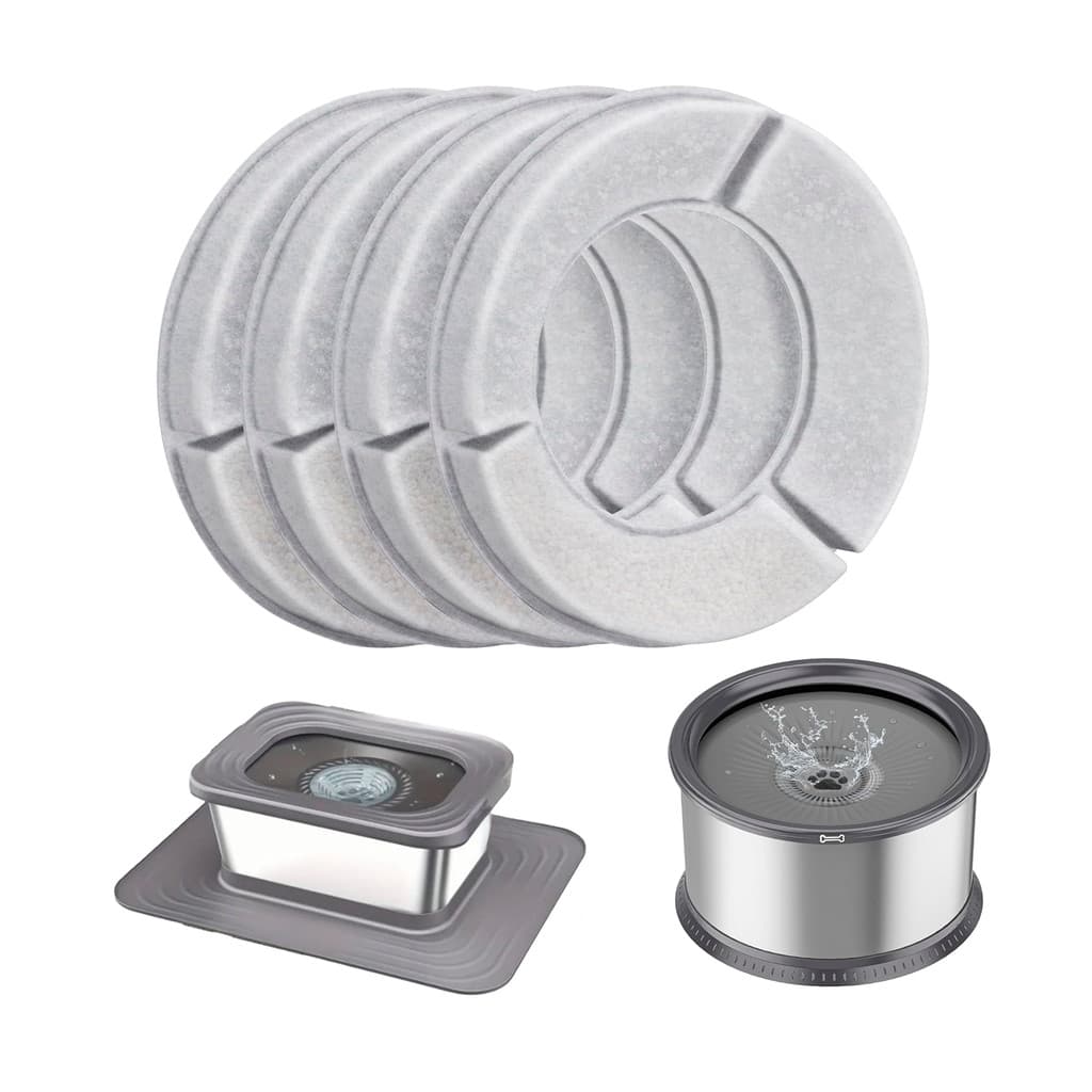 Newpet 4pcs Substituições De Filtro De Fonte De Água Para Gatos-Filtros para  Tigela de Água Flutuante p