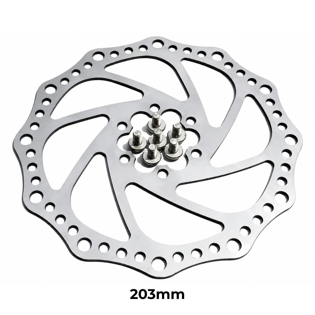 Disco de Freio Bicicleta Mountain Bike Absolute 203mm Sem Suporte