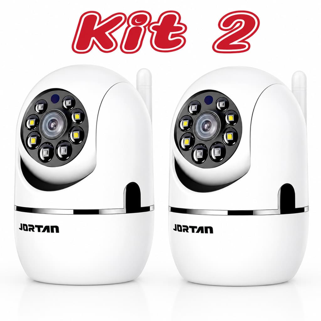 Kit2 Babá Eletrônica WiFi Yoosee Câmera Monitor Bebê Visão Noturna Áudio App