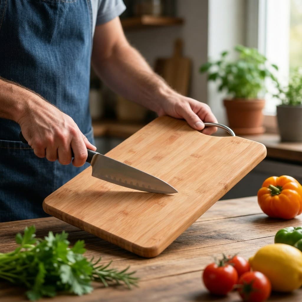 Tábua de Corte Bambu Classinox 45x32 cm - Durável e Versátil para Cozinha