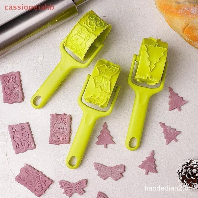 Cortador de Pizza de Natal, Cortador de Bolo, Ferramentas de Cozinha para Biscoitos e Pastelaria, Utensílios de Confeita
