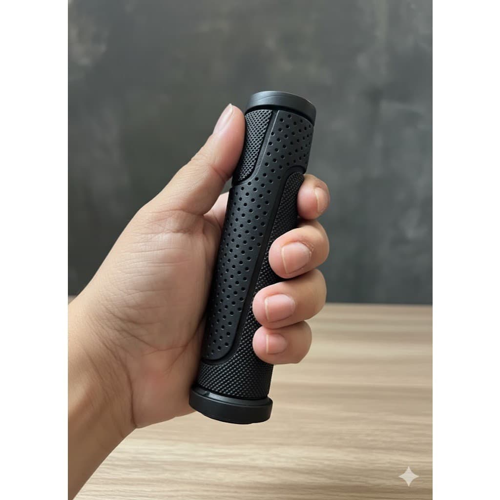 Manopla De Guidão Borracha Mtb Preta Para Bicicletas