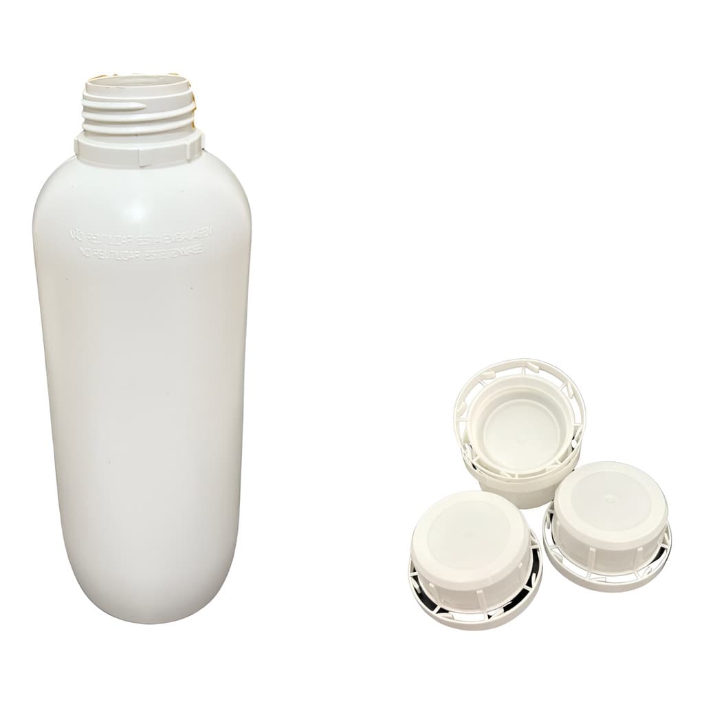 20 Unidade Frasco Embalagem Virgem 1 Litro Atoxica Pead Top
