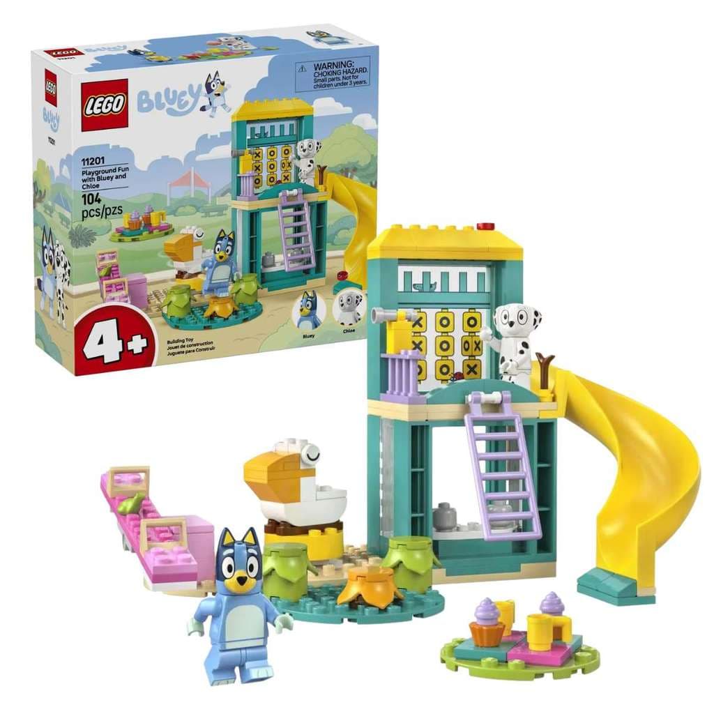 Lego Diversão No Parquinho Com Bluey E Chloe 11201 Com 104 Peças Construção