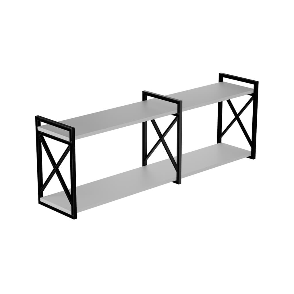 Prateleira Estilo Industrial Modelo Prime 20X110CM Em MDF We