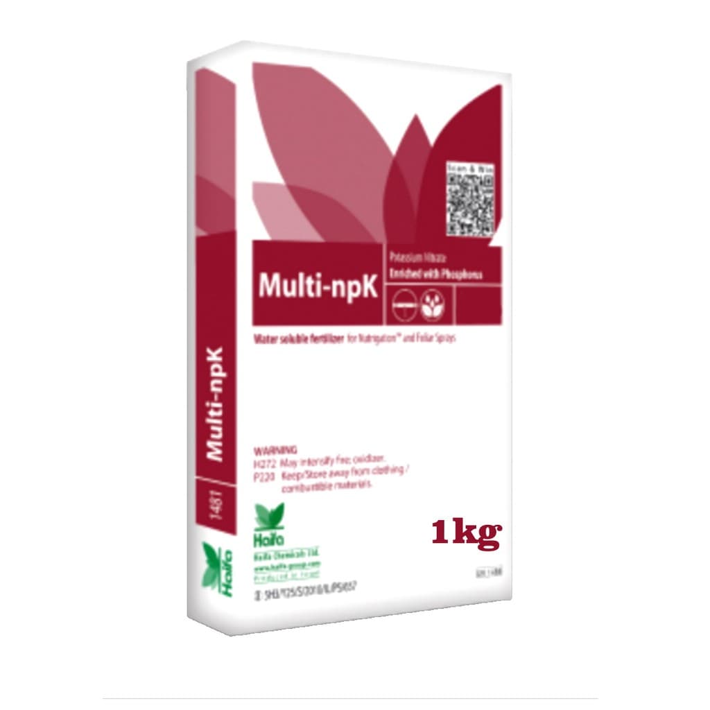 Adubo NPK-Mult 13.02.44 fertilizante 1kg