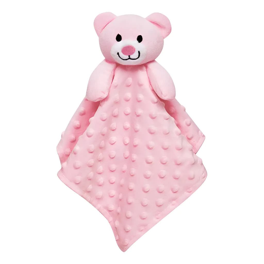 boneca para bebê dormir Naninha Com Pelúcia Algodão Doce Rosa 7592 - Buba