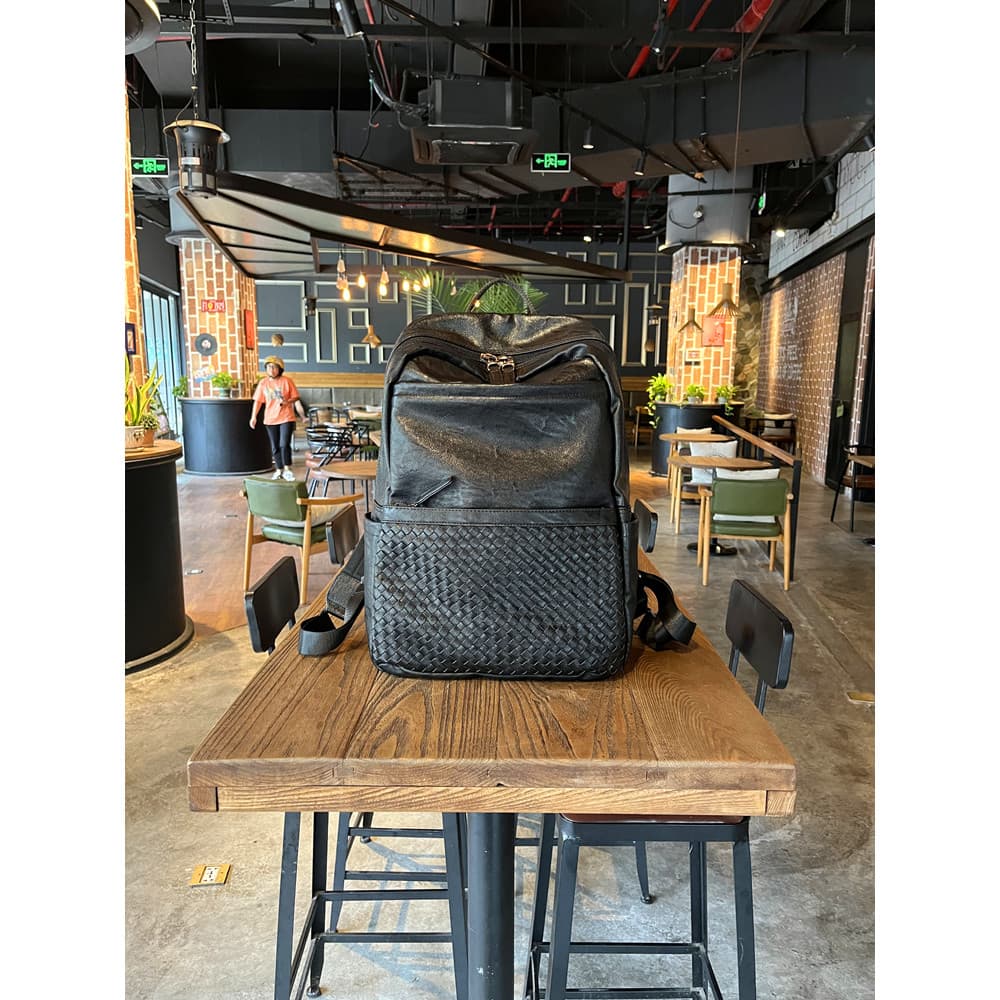 2026 novo estilo mochila masculina grande capacidade lazer viagem computador mochila tecido moda tendência de curta dist