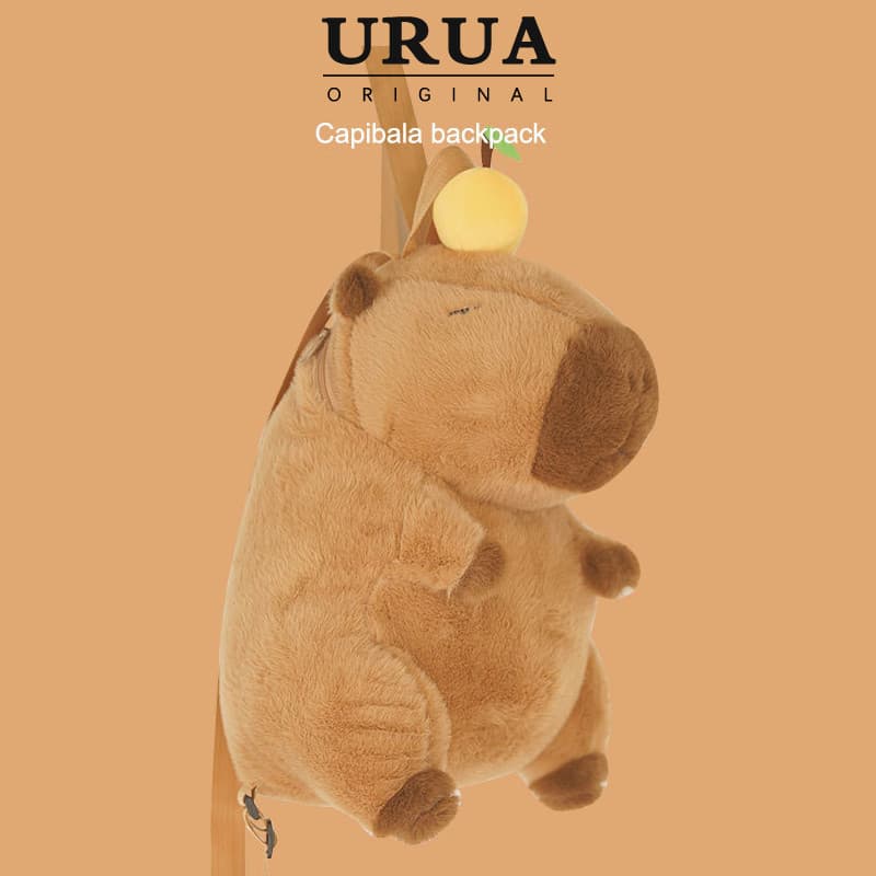 Carpillar saco crianças passeio pequena mochila brinquedo de pelúcia boneca saco de boneca saco de pelúcia outono invern