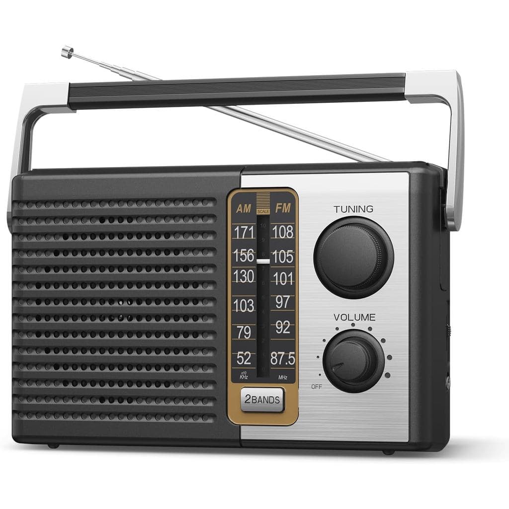 Rádio AM e FM Com Ótima Sintonia Funciona na Energia 110V e 220V ou Com Pilhas