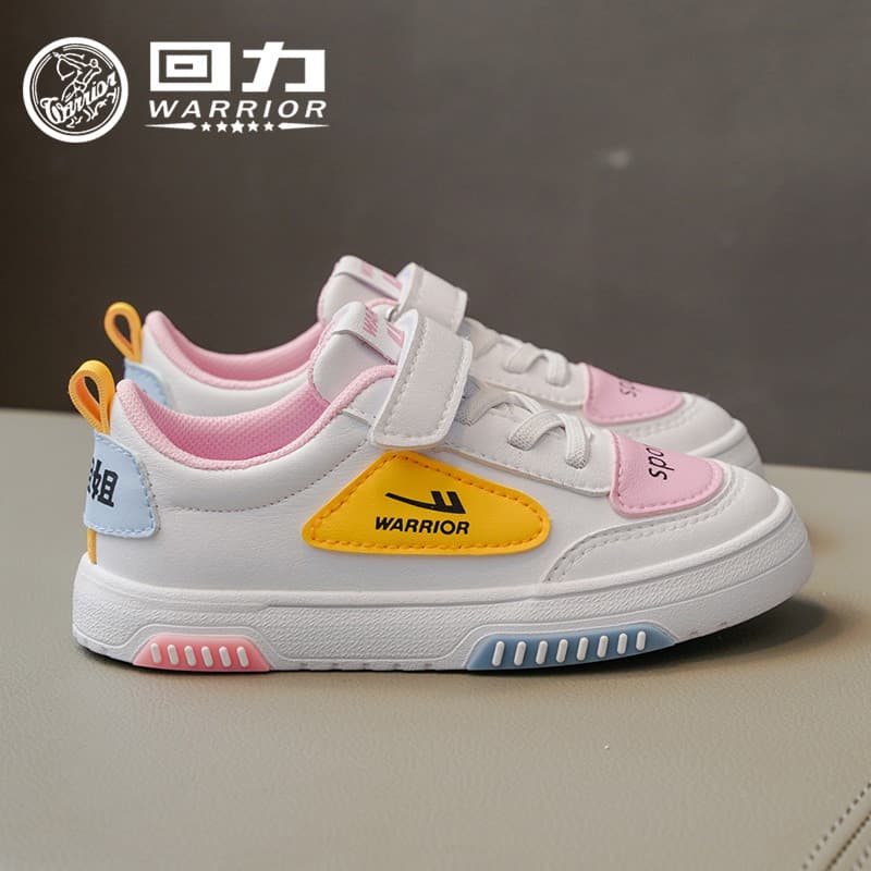 Puxar para trás sapatos infantis meninas sapatos brancos 2026 novo estilo primavera médio grande crianças sapatos de beb