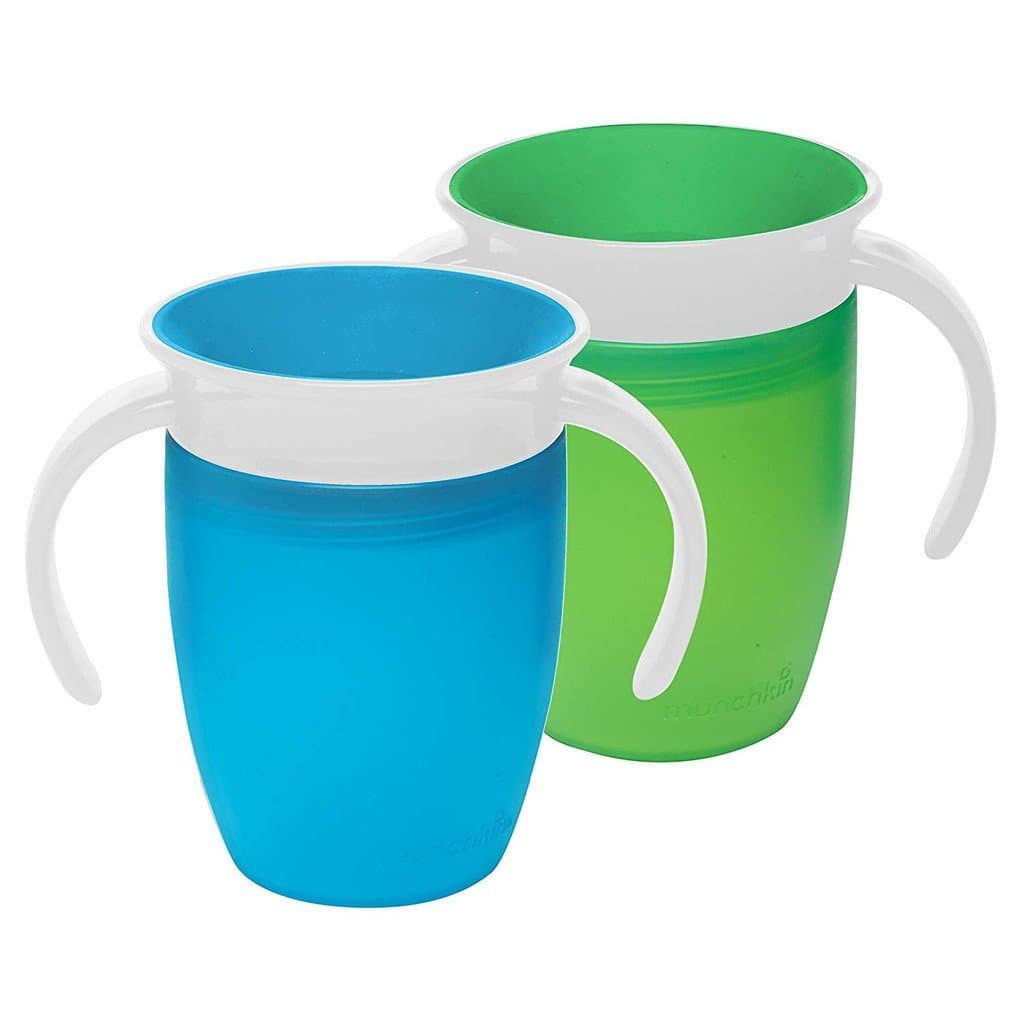 Copo Para Trainer Miracle 360 Munchkin, Verde / Azul, 7 Onças