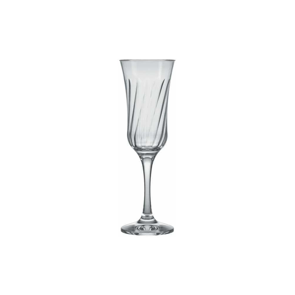 Taça Lírio Champanhe 195mL Vidro Incolor Nadir